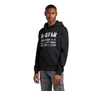 G-STAR Uomo Multi Layer Originals Hooded Sweater, Nero (dk black D22232-A971-6484), S