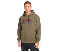 G-STAR Uomo Old Skool Logo Hooded Sweater, Marrone (turf D26347-D733-273), XS