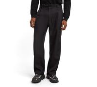 G-STAR Uomo Pleated Chino Relaxed, Nero (dk black D25236-D410-6484), 28W / 30L