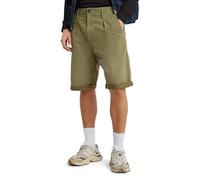 G-STAR Uomo Pleated Chino Shorts, Verde scuro (smoke olive D24544-C962-B212), 32