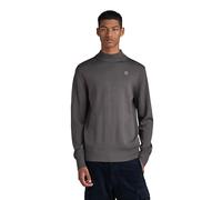 G-STAR Uomo Premium Core Mock Knitted Sweater, Grigio (rabbit D21932-B692-G077), XS