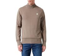 G-STAR Uomo Premium Core Mock Knitted Sweater, Marrone (turf D21932-C560-273), XS