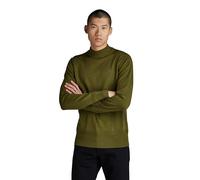 G-STAR Uomo Premium Core Mock Knitted Sweater, Verde scuro (dark olive D21932-B692-C744), XXL