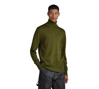G-STAR Uomo Premium Core Turtle Knitted Sweater, Verde scuro (dark olive D21933-B692-C744), XS