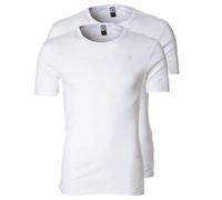 G-Star Uomo Raw Base Crew Pacco Doppio Basic T-Shirt Bianca D07205 124 110