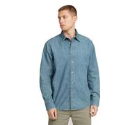 G-star Regular Denim Long Sleeve Shirt Blu XL Uomo