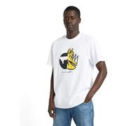 G-STAR Uomo Rhino Cartoon Loose T-Shirt, Bianco (white D25696-C336-110), L