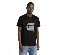 G-STAR Uomo Stitch Burger T-Shirt, Nero (dk black D25674-C336-6484), L