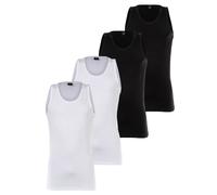 G-STAR Uomo Tank Top 4er Pacco - Base Canotta,Girocollo,Cotone,Einfar