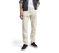 G-STAR Uomo Triple A Regular Straight Jeans, Beige (ecru D19161-D300-159), 28W / 32L