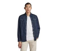 G-STAR Uomo Unisex 3301 Slim Shirt, Blu (rinsed D12697-D013-082), S