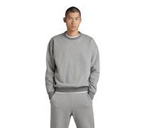 G-STAR Uomo Unisex Essential Loose Sweater, Multicolore (medium grey htr D22995-D395-8073), S