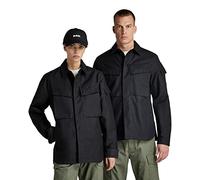 G-STAR Uomo Unisex Mysterious Overshirt, Nero (caviar D21982-D190-D301), L
