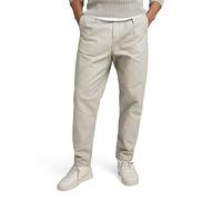 G-STAR Uomo Unisex Pleated Chino Relaxed, Grigio (elephant skin D20147-D190-G106), 28W / 30L