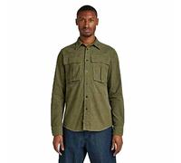 G-STAR Uomo Unisex Submarine Regular Shirt, Verde scuro (shadow olive gd D21986-C436-D033), M