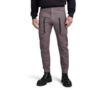 G-STAR Uomo Zip Pocket 3D Skinny Cargo Pants, Grigio (rabbit D21975-D504-G077), 34W / 32L