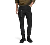 G-STAR Uomo Zip Pocket 3D Skinny Cargo Pants, Nero (dk black D21975-D504-6484), 27W / 32L