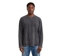 G-STAR Washed Boxy R T LS T-Shirt, Nero (Dk Black Smokey GD D26837-c756-h590), L Uomo