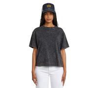 G-STAR Washed G-Script R T Wmn T-Shirt, Grigio (Petrol Double Dye D26241-2653-h365), XL Donna