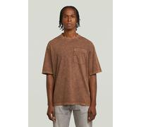 G-Star Washed Pocket R T Brown Taglia: XL | Magliette basic Outlet | Uomo | Marrone