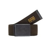 G-Star Webbing Belt for Men, Color Black Metal/Java, One Size