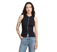 G-Star Women's 2 Way Slim Rib r Tank Wmn, Size: S, Color Blue