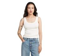 G-Star Women's Slim Rib Tank t Wmn, Size: S, Color White