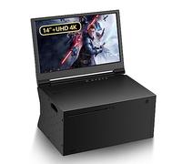 G-STORY Monitor portatile da 14'' monitor da gioco portatile 4K con schermo IPS per Xbox Series X (non incluso) con due HDMI, HDR, Freesync, modalità di gioco, monitor da viaggio per Xbox Series X