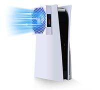 G-STORY Ventola di raffreddamento PS5, sistema di raffreddamento PS5, velocità della ventola regolata automaticamente dalla temperatura (℃/℉), basso rumore, 3 velocità 1500/1750/2000 giri/min (140 mm