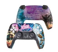 G. T. A. 6 controller wireless PS-5 personalizzato compatibile con console Play-Station 5 di BCB Controllers | Orgogliosamente personalizzato negli Stati Uniti con stampa permanente HYDRODIP (non solo