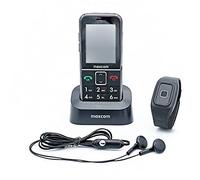 G-TELWARE®, braccialetto di emergenza con GPS (firmware 2021), con cinturino radio, menu italiano
