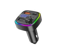 (G) Trasmettitore FM Bluetooth per auto, modulatore, adattatore vivavoce, lettore caricabatteria AUX