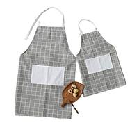 G-Tree 2 pack Parent Child Grembiule - multifunzionale Grembiule per cucinare, cottura, pittura, durevole Grembiule con Pocket migliore regalo per il padre del figlio della madre figlia (Kahaki)