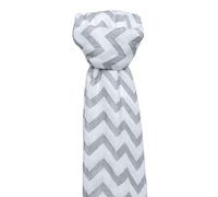 G-Tree Bambino mussola coperta per ragazzi e ragazze - Grande 120x120 cm Swaddle Bende e mussola panno grigio della banda della stampa