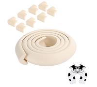 G-Tree bambino Proofing Bordo & protezioni d'angolo | Sicuro & del bordo d'angolo Cuscino | Mobili Sicurezza bambini Bumper | Protezioni Tabella |6.56 ft Bordo + 8 fermata Corners + Door | Beige