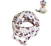 G-Tree del bambino del bambino morbida casco di sicurezza - Materiale di superficie cotone, Fill-in materiale spugnoso regolabile protezione cablaggi Cap, Baby Gift (Bear)