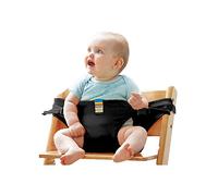 G-Tree lavabile portatile Viaggi sedia della sede di alta Booster bambino con le cinghie di sicurezza del bambino di cablaggio di alimentazione del bambino la cinghia (Nero)