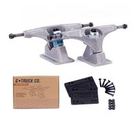 G-TRUCK Surf Asse per Surfskate, 165 mm, set di asse anteriore e posteriore, skatesurf surf allenamento per equilibrio, carving e pompaggio per principianti ed esperti