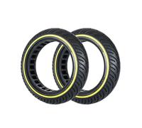 G.V.SHOP® 2pz Pneumatico Solido da 8,5 Pollici per Scooter Monopattino Elettrico Xiaomi M365 e PRO, Ducati, Lexgo, Vivobike, Gomma Ruota Piena, Morbida, Ricambio Anteriore/Posteriore (Fluo 2pz)