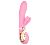 Vibratore per il punto G GRabbit ricaricabile con 3 motori (rosa)