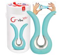 Gvibe Vibratore Mini Tiffany – Silicone USB, morbido con doppia stimolazione Punto G (menta)