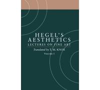 G. W. F. Hegel Aesthetics: Volume 1 (Tascabile)