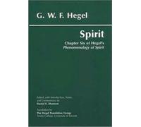 G. W. F. Hegel Spirit (Copertina rigida) Hackett Classics