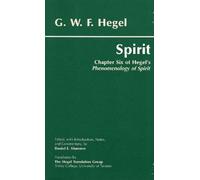G. W. F. Hegel Spirit (Tascabile) Hackett Classics