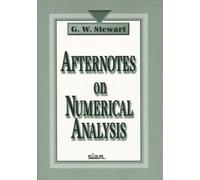 G.W. Stewart Afternotes on Numerical Analysis (Tascabile)