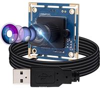 G Webcamera_Modulo fotocamera USB 8 MP, modulo per webcam con obiettivo a 75 gradi, modulo webcam USB 2448p con sensore di immagine IMX179, modulo compatto per Windows, Raspberry Pi