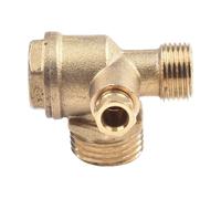 G1/2 Air-Compressor 3-Port Brass-Male Cuciture Valvola Controllo Connector-Tool