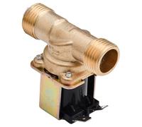 G1/2'' Brass Electric Solenoid Valve N/C 12V 24V 220V Water Air Inlet Flow Switch For Solar Water Heater Valve Pipe Accessories(AC220V)