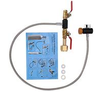 G1/2 Cilindro CO2 Adattatore di ricarica con tubo per il riempimento Sodastream Serbatoio 91,4 cm con manometro, 2 valvole di accensione/spegnimento, durevole da usare