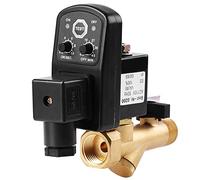 G1/2 DN15 Valvola di Scarico Elettronica Automatica a Tempo Serbatoio Aria Umidità Acqua per la Gestione Condensa Compressore Aria, Valvola Integrata(AC110V)